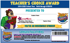 Teachers Choice Award