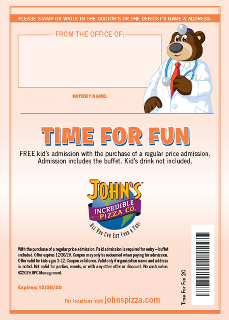 Free Kids Buffet Voucher