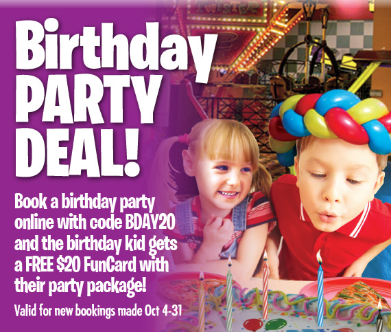 Birthday party deals